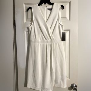 Sharagano Size 10 White Dress